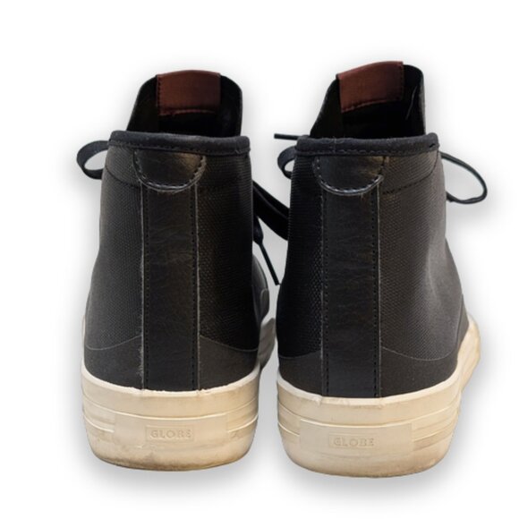 Globe Gillette Mid Top Black and White Skate Durable Comfort Shoe Men's Size 8 - Picture 6 of 7